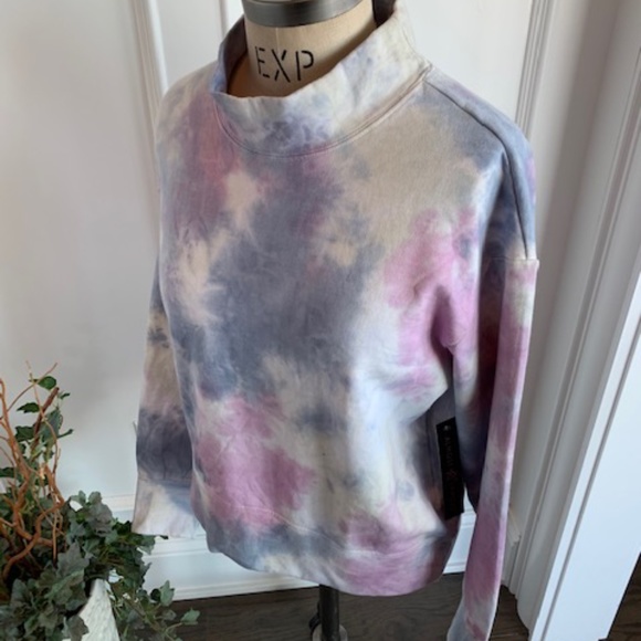 Almost Famous Tops - Almost Famous NWT Tie Dye Mock trtneck Sweatshirt